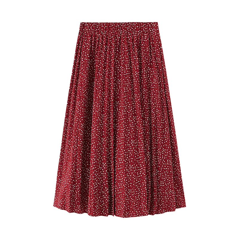 INMAN 2021 Spring New Arrival Casual Fresh Elastic Waist Dating Versertile Sweet Age Reduction Flower Women's Skirt
INMAN 2021 Spring New Arrival Casual Fresh Elastic Waist Dating Versertile Sweet Age Reduction Flower Women's Skirt