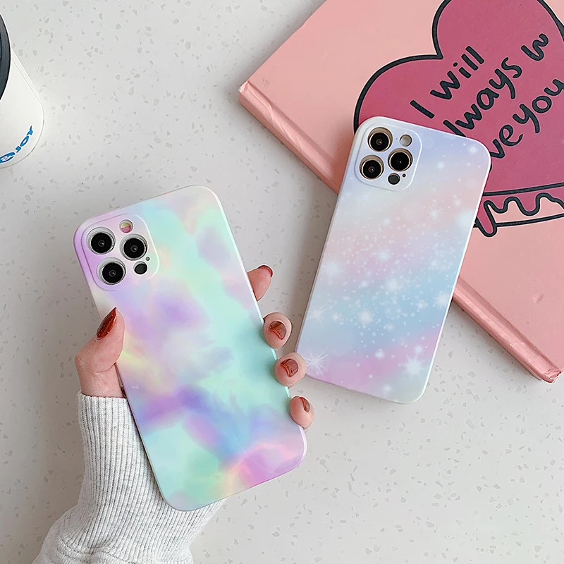 Luxury Rainbow Gradient Phone Case For iPhone 12 11 Pro Max 7 8 Plus X XR XS Max 12 Pro Back Cover
Luxury Rainbow Gradient Phone Case For iPhone 12 11 Pro Max 7 8 Plus X XR XS Max 12 Pro Back Cover