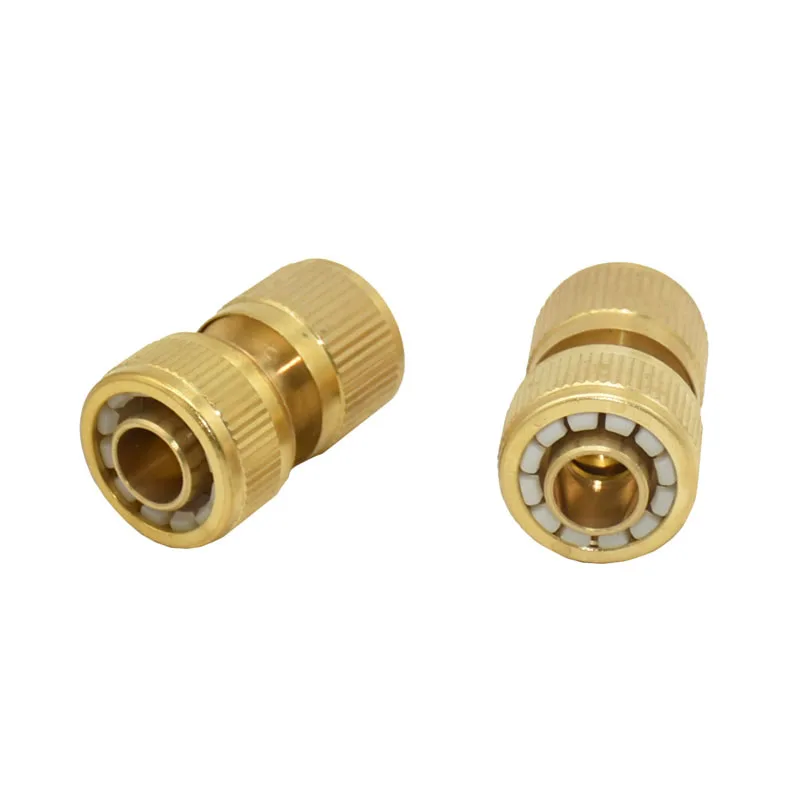 5/8 inch garden hose waterstop Connector Brass quick connector copper Water gun adapter 6pcs
5/8 inch garden hose waterstop Connector Brass quick connector copper Water gun adapter 6pcs
