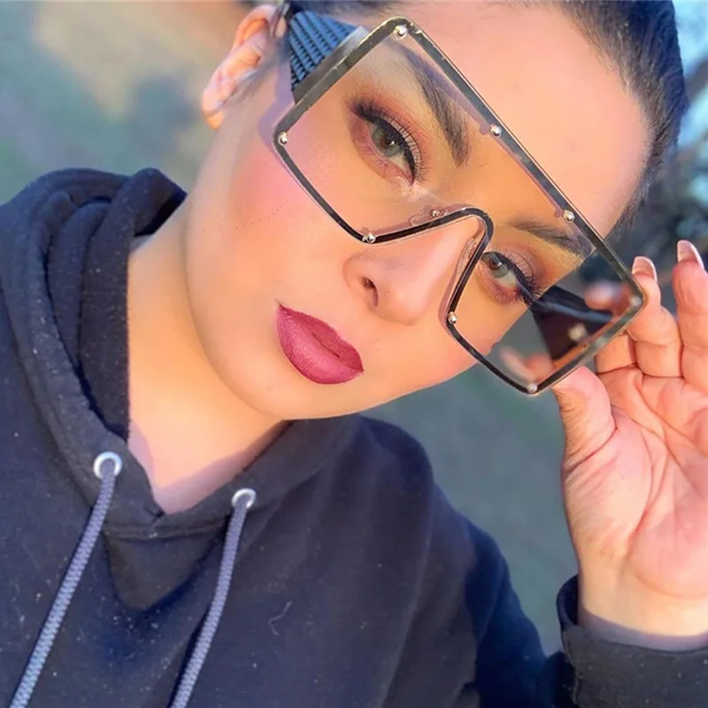 Fashion Oversized Sunglasses Women Luxury Brand Designer Square Metal Vintage Sun Glasses UV400 Shades Eyewear Oculos De Sol
Fashion Oversized Sunglasses Women Luxury Brand Designer Square Metal Vintage Sun Glasses UV400 Shades Eyewear Oculos De Sol