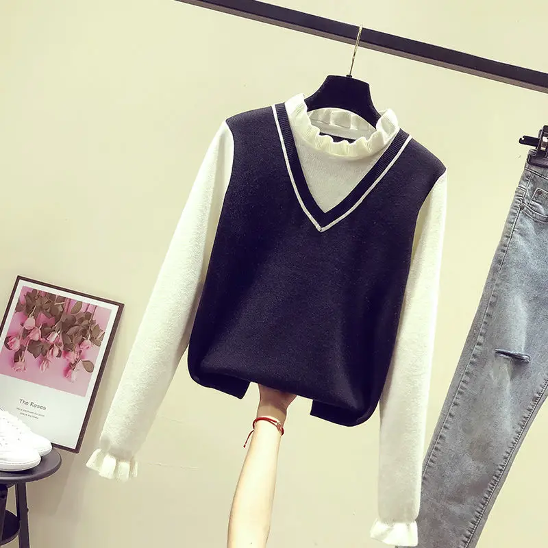 Woman Sweaters Pullover Black O Neck Long Sleeve Casual Korean Knit Jumper Mujer 2020 Fashion New Autumn Clothes Women Chompas
Woman Sweaters Pullover Black O Neck Long Sleeve Casual Korean Knit Jumper Mujer 2020 Fashion New Autumn Clothes Women Chompas