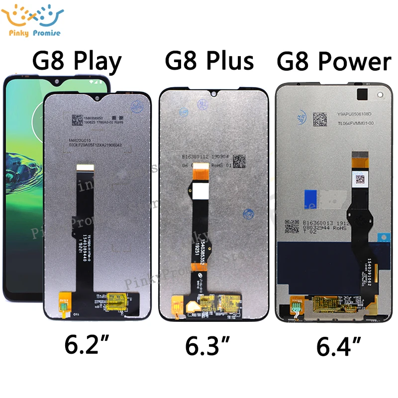 Для moto one macro g8 play G8 plus Power ЖК дисплей с сенсорным экраном XT2019 xt2015 дигитайзер в сборе