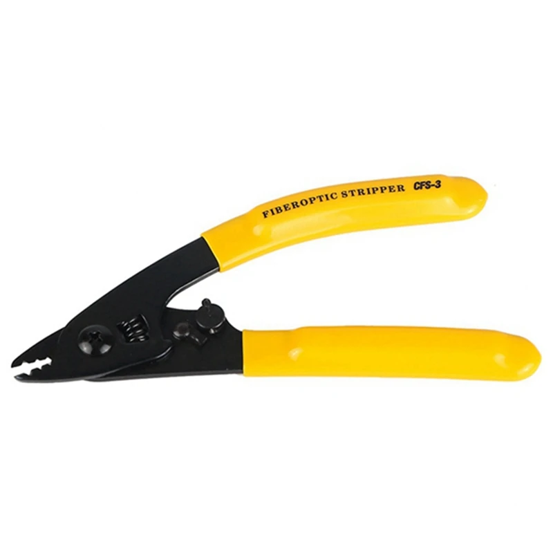 3 Packs Fiber Optic Tool Kit Scissors Double Hole Pliers Stripper and Fiber Optic Stripper,CFS-3 Combination
3 Packs Fiber Optic Tool Kit Scissors Double Hole Pliers Stripper and Fiber Optic Stripper,CFS-3 Combination
