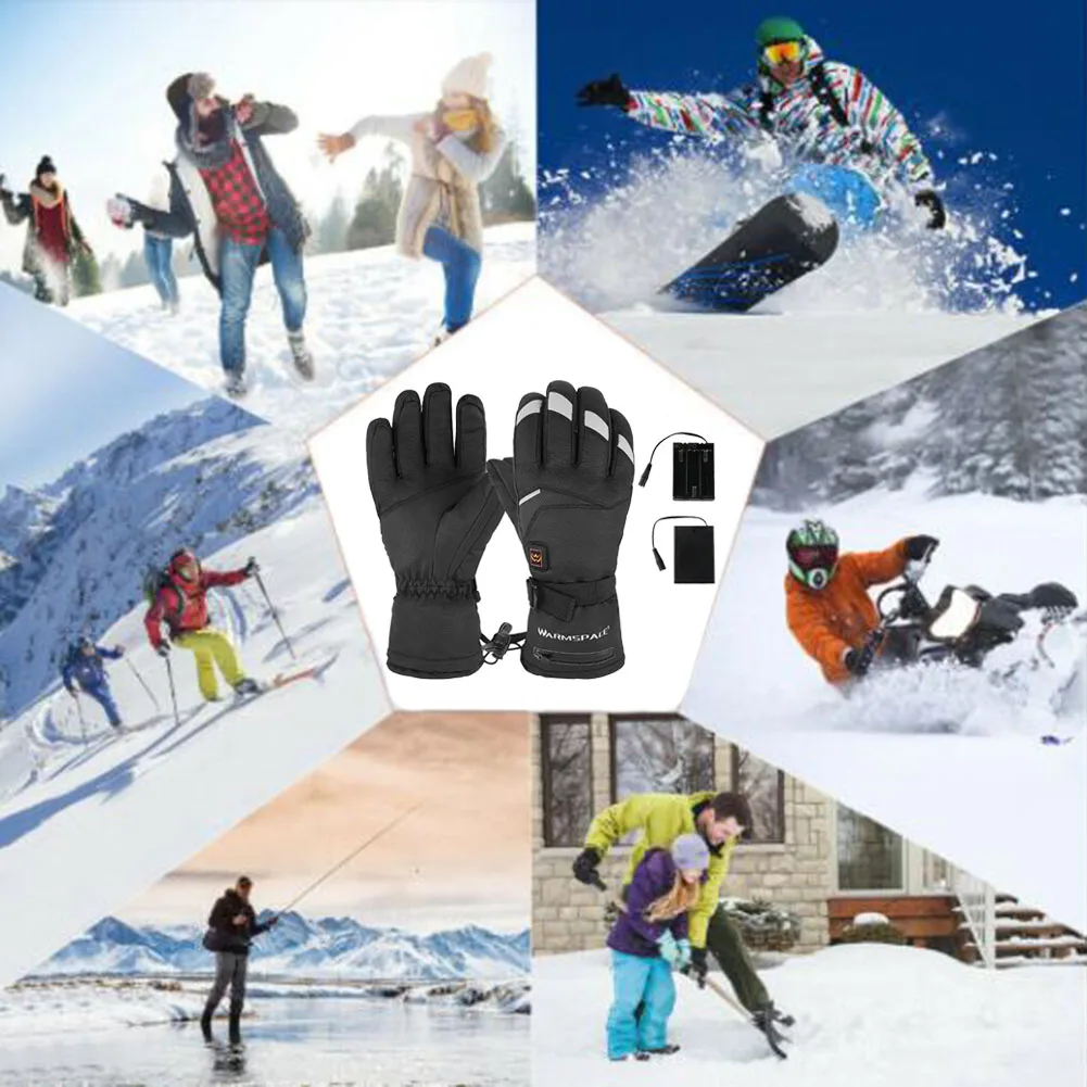 Heated Gloves Winter Outdoor Electric Warm Glove Touch Screen Waterproof Ski Gloves For Skiing Cycling Riding
Heated Gloves Winter Outdoor Electric Warm Glove Touch Screen Waterproof Ski Gloves For Skiing Cycling Riding