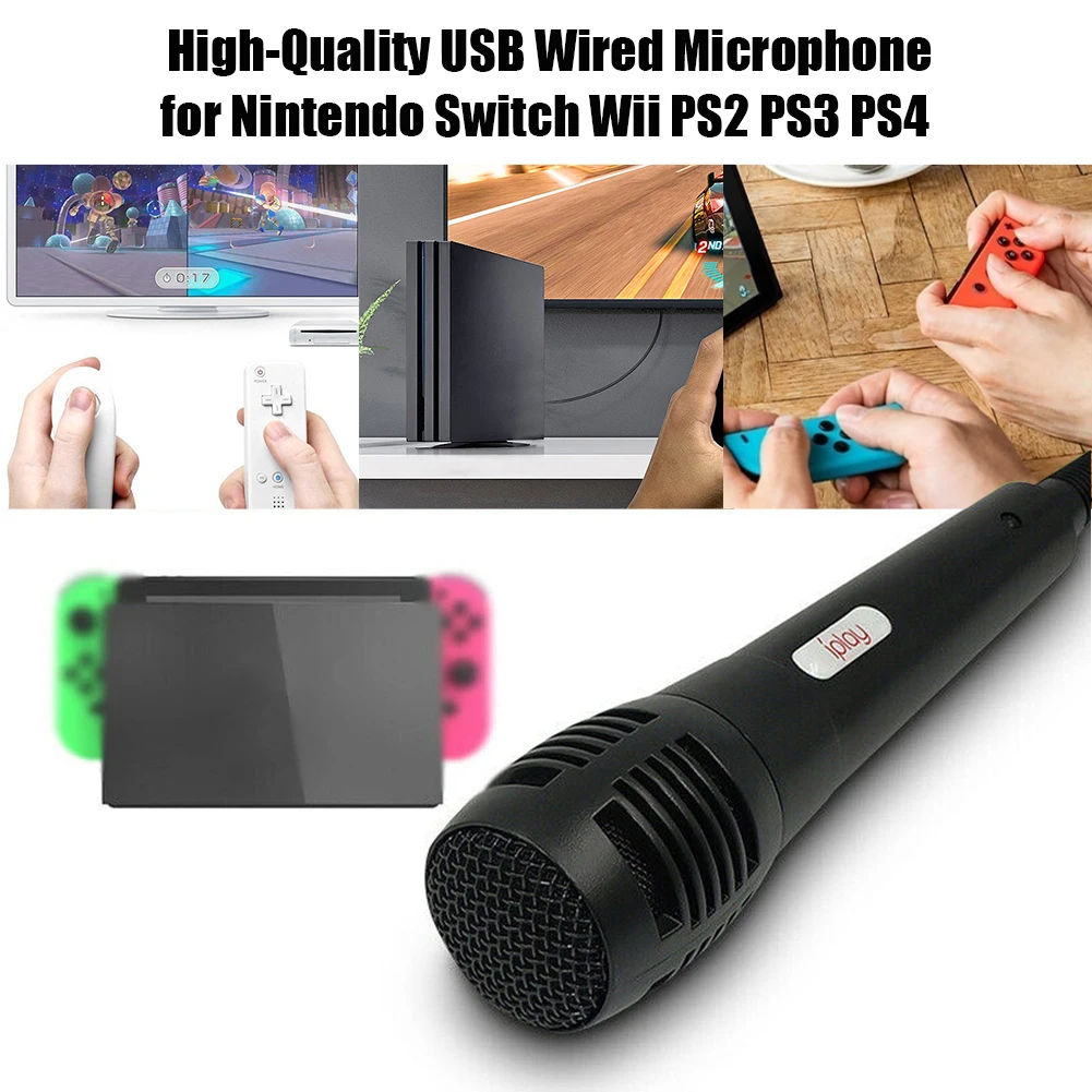 Microphone Mic USB Karaoke School Office Work Conference Teaching for Nintendo Switch Wii Wii U PS4 PS3 Xbox One PC
Microphone Mic USB Karaoke School Office Work Conference Teaching for Nintendo Switch Wii Wii U PS4 PS3 Xbox One PC