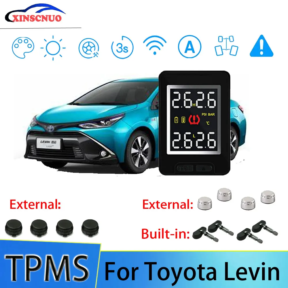 XINSCNUO Автомобильная электроника Беспроводная для Toyota Levin TPMS система контроля давления в шинах датчик ЖК-дисплей 
XINSCNUO Автомобильная электроника Беспроводная для Toyota Levin TPMS система контроля давления в шинах датчик ЖК-дисплей
