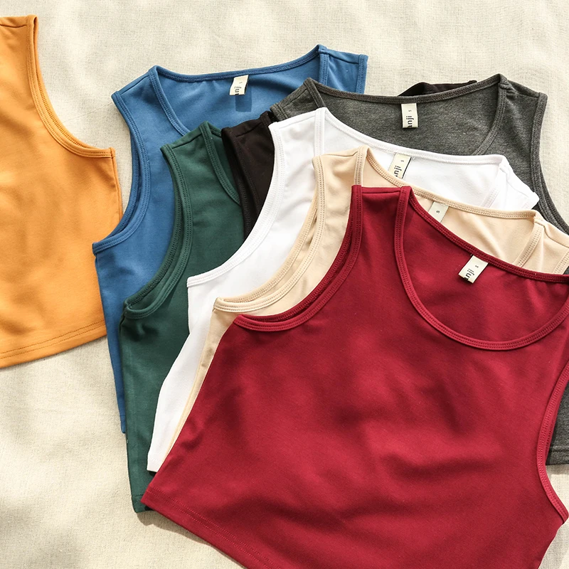 Summer new ladies retro crop top high waist slimming stretch slim short sleeveless bottoming top y2k tops crop top women
Summer new ladies retro crop top high waist slimming stretch slim short sleeveless bottoming top y2k tops crop top women