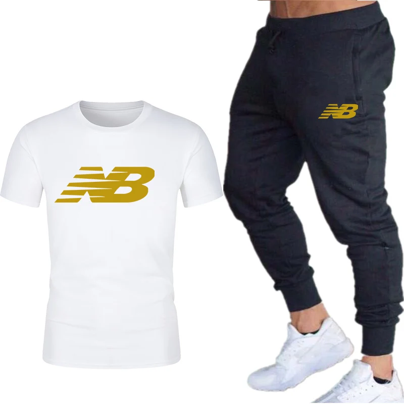 2021 Summer Fashion NB printi ng Leisure brand Men's Set Tracksuit Track Suits Male Sweatsuit Short Sleeves T shirt 2 piece set
2021 Summer Fashion NB printi ng Leisure brand Men's Set Tracksuit Track Suits Male Sweatsuit Short Sleeves T shirt 2 piece set
