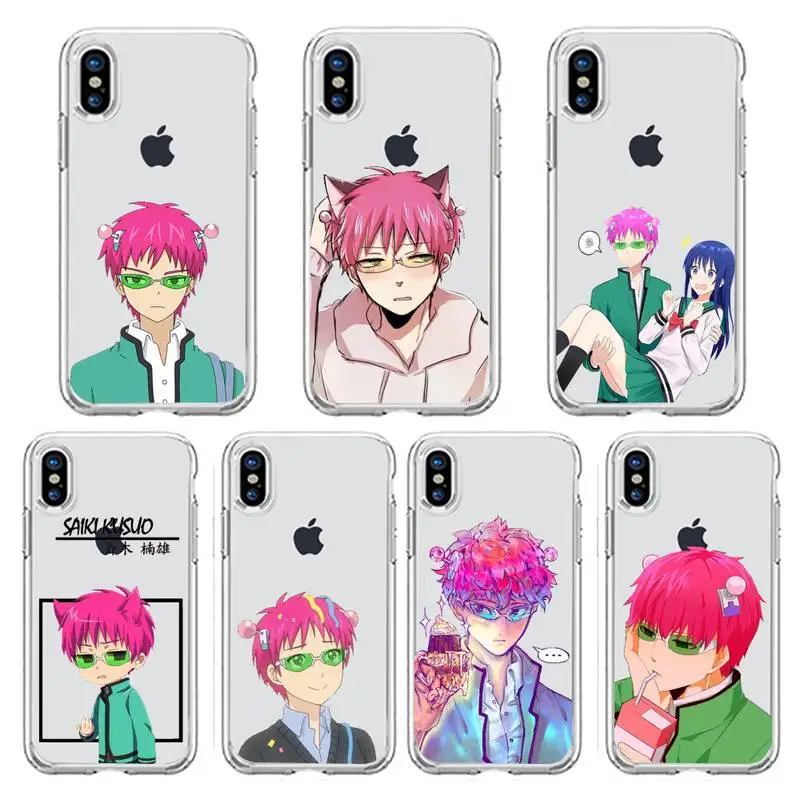 Saiki Kusuo Phone Case Transparent soft For iphone 13 12 11 8 7 plus mini x xs xr pro max
Saiki Kusuo Phone Case Transparent soft For iphone 13 12 11 8 7 plus mini x xs xr pro max