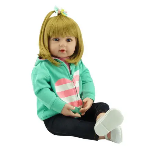 22 "Реалистичная кукла Reborn Baby Girl Мягкая Viny Младенческая новорожденная игрушка Джессика подарок Американская девочка куклы для девочек Горяч...
22 "Реалистичная кукла Reborn Baby Girl Мягкая Viny Младенческая новорожденная игрушка Джессика подарок Американская девочка куклы для девочек Горяч...