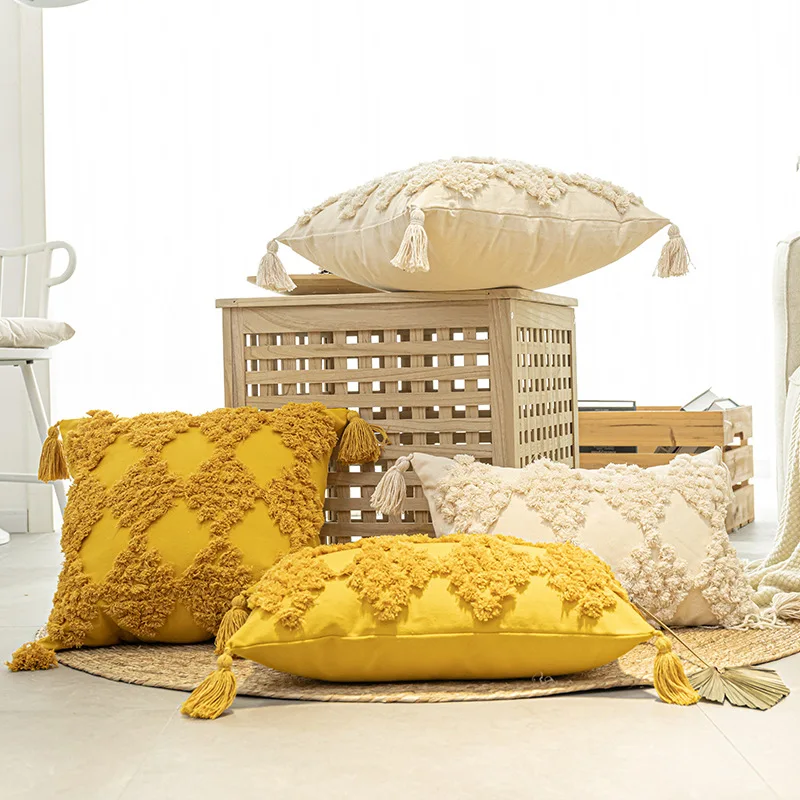 New Tassels Cushion Cover 45x45 Cotton Linen Beige Boho Pillowcase Cushion Tufted Throw Pillow Car Room Office Decor Living
New Tassels Cushion Cover 45x45 Cotton Linen Beige Boho Pillowcase Cushion Tufted Throw Pillow Car Room Office Decor Living