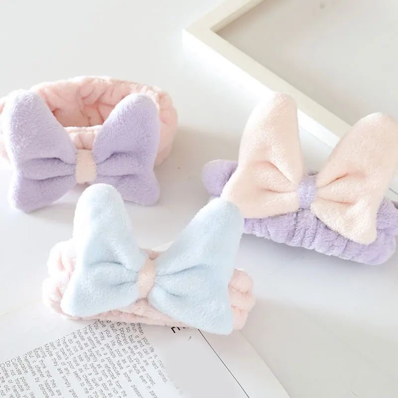 Coral Fleece Bow Headbands Elastic Hair Band Big Bow Velvet Soft Headband Women Girls Wash Face Makeup Hair Holder Hairbands
Coral Fleece Bow Headbands Elastic Hair Band Big Bow Velvet Soft Headband Women Girls Wash Face Makeup Hair Holder Hairbands