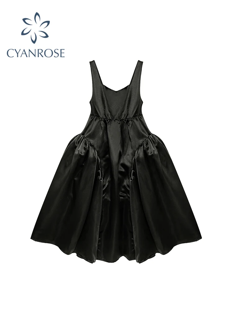 Elegant Black Midi Dress For Women Gothic One Piece Dress Square Collar sleeveless Korean Fashion Y2k Vintage Trench Chic Long
Elegant Black Midi Dress For Women Gothic One Piece Dress Square Collar sleeveless Korean Fashion Y2k Vintage Trench Chic Long