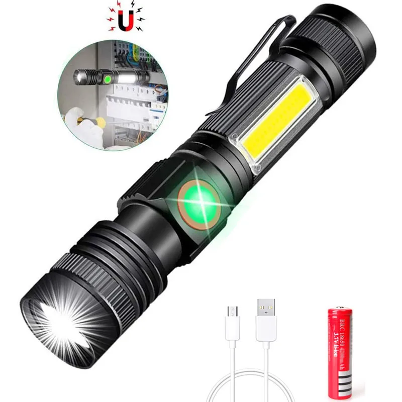 12000LM Ultra Bright LED Flashlight USB Rechargeable led torch T6 lanterna Bicycle Light Use18650 Battery.For cycling outdoors
12000LM Ultra Bright LED Flashlight USB Rechargeable led torch T6 lanterna Bicycle Light Use18650 Battery.For cycling outdoors