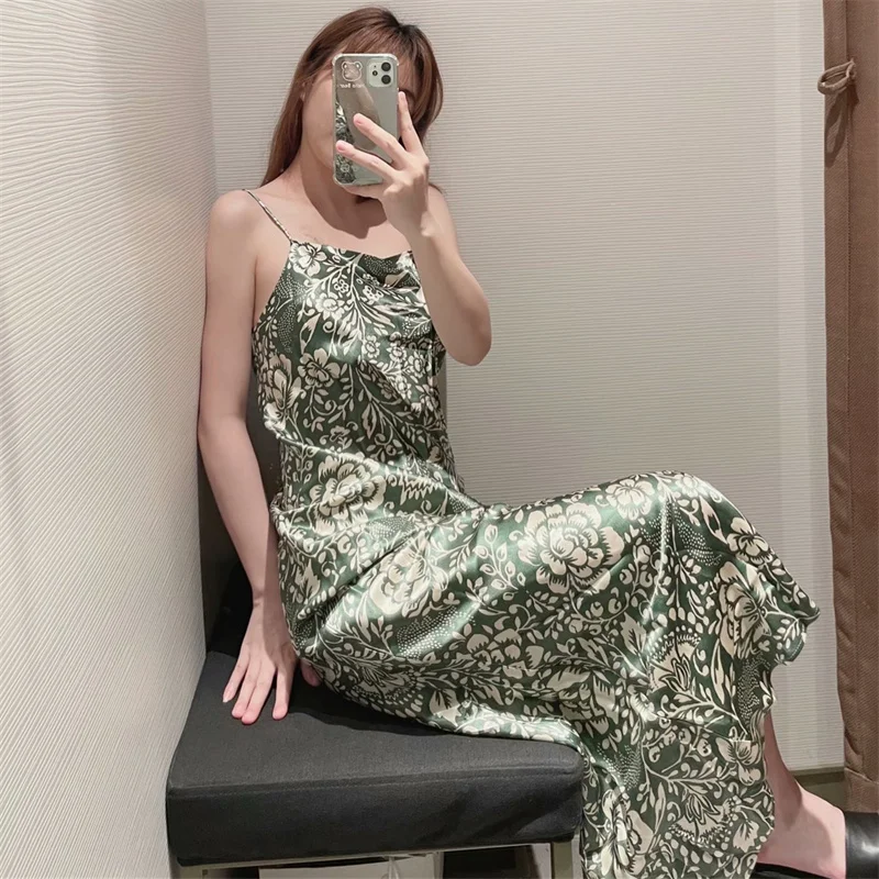 Za Dresses Women 2021 Green Floral Print Midi Summer Dress Fashion Sexy Flowy Neck Spaghetti Straps Backless Party Female Dress
Za Dresses Women 2021 Green Floral Print Midi Summer Dress Fashion Sexy Flowy Neck Spaghetti Straps Backless Party Female Dress