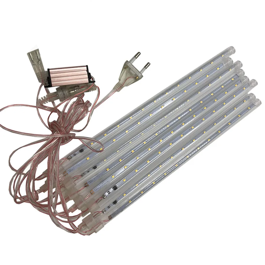 Thrisdar 30CM 50CM Meteor Shower Rain Drop Light 8 Tube Wedding Party Garden Christmas Tree Hanging Snowfall Garland Light
Thrisdar 30CM 50CM Meteor Shower Rain Drop Light 8 Tube Wedding Party Garden Christmas Tree Hanging Snowfall Garland Light