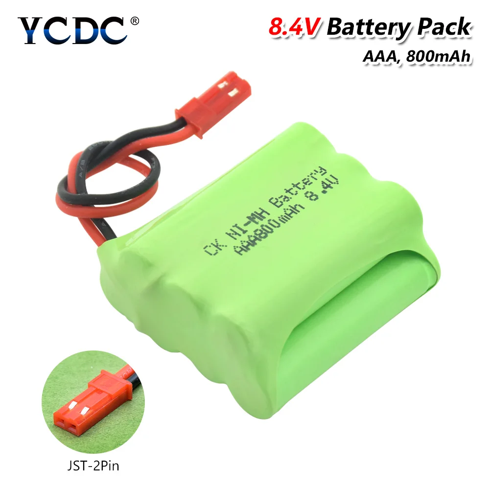 8.4V 800mAh 7*AAA Rechargeable Ni-MH NiMH Battery Pack With JST-2P Connector 800mAh Rechargeable Ni-MH AAA 8.4V Battery Packs
8.4V 800mAh 7*AAA Rechargeable Ni-MH NiMH Battery Pack With JST-2P Connector 800mAh Rechargeable Ni-MH AAA 8.4V Battery Packs