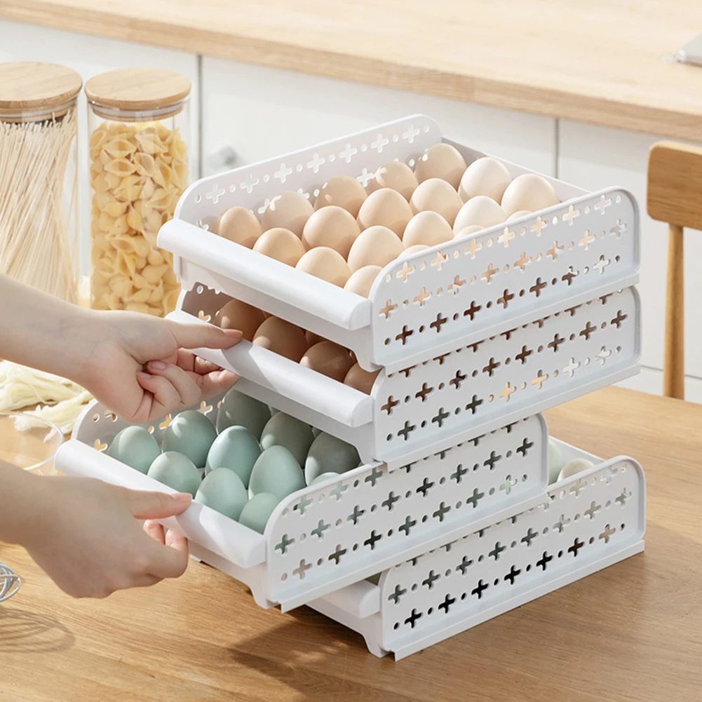 Plastic 20-compartment Egg Storage Box Food Protection Rack Space-Saving Multi-Layer Kitchen Refrigerator Fresh-Keeping Storage
Plastic 20-compartment Egg Storage Box Food Protection Rack Space-Saving Multi-Layer Kitchen Refrigerator Fresh-Keeping Storage