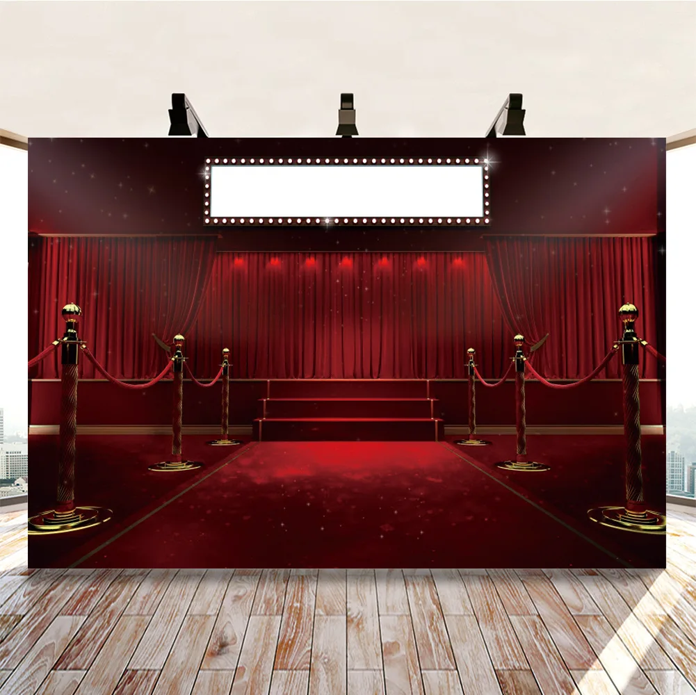 Shining Stage Walk of Fame Red Carpet Backdrop Vogue Party Room Decoration Photography Studio Photo Kid Custom Vinyl Background
Shining Stage Walk of Fame Red Carpet Backdrop Vogue Party Room Decoration Photography Studio Photo Kid Custom Vinyl Background