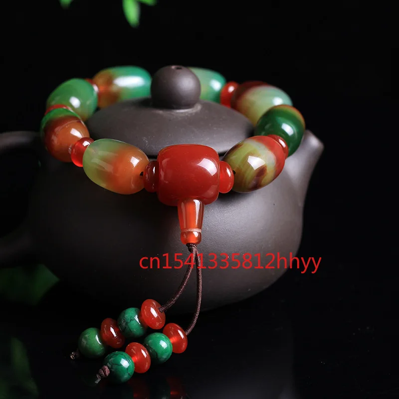Hot Selling Natural Agate Color Stone Bracelet Charm Jewellery Hand-Carved Bracelet for Women Men Fashion Accessories
Hot Selling Natural Agate Color Stone Bracelet Charm Jewellery Hand-Carved Bracelet for Women Men Fashion Accessories
