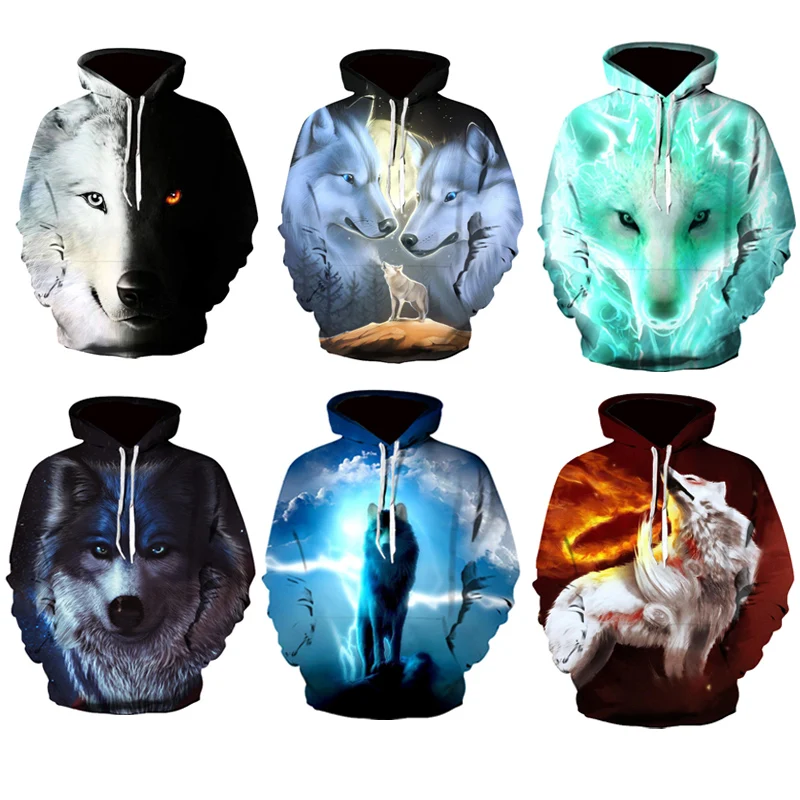 2021 new hoodie summer men's casual fashion sweater men and women 3D printing animal long-sleeved street wolf clothing
2021 new hoodie summer men's casual fashion sweater men and women 3D printing animal long-sleeved street wolf clothing