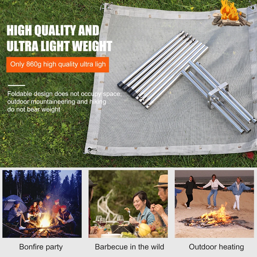 Disassemble Garden Backyard Heating Mesh Stainless Steel Outdoor Camping Campfire Fire Rack Foldable Mesh Fire Pit BBQ Tools Hot
Disassemble Garden Backyard Heating Mesh Stainless Steel Outdoor Camping Campfire Fire Rack Foldable Mesh Fire Pit BBQ Tools Hot