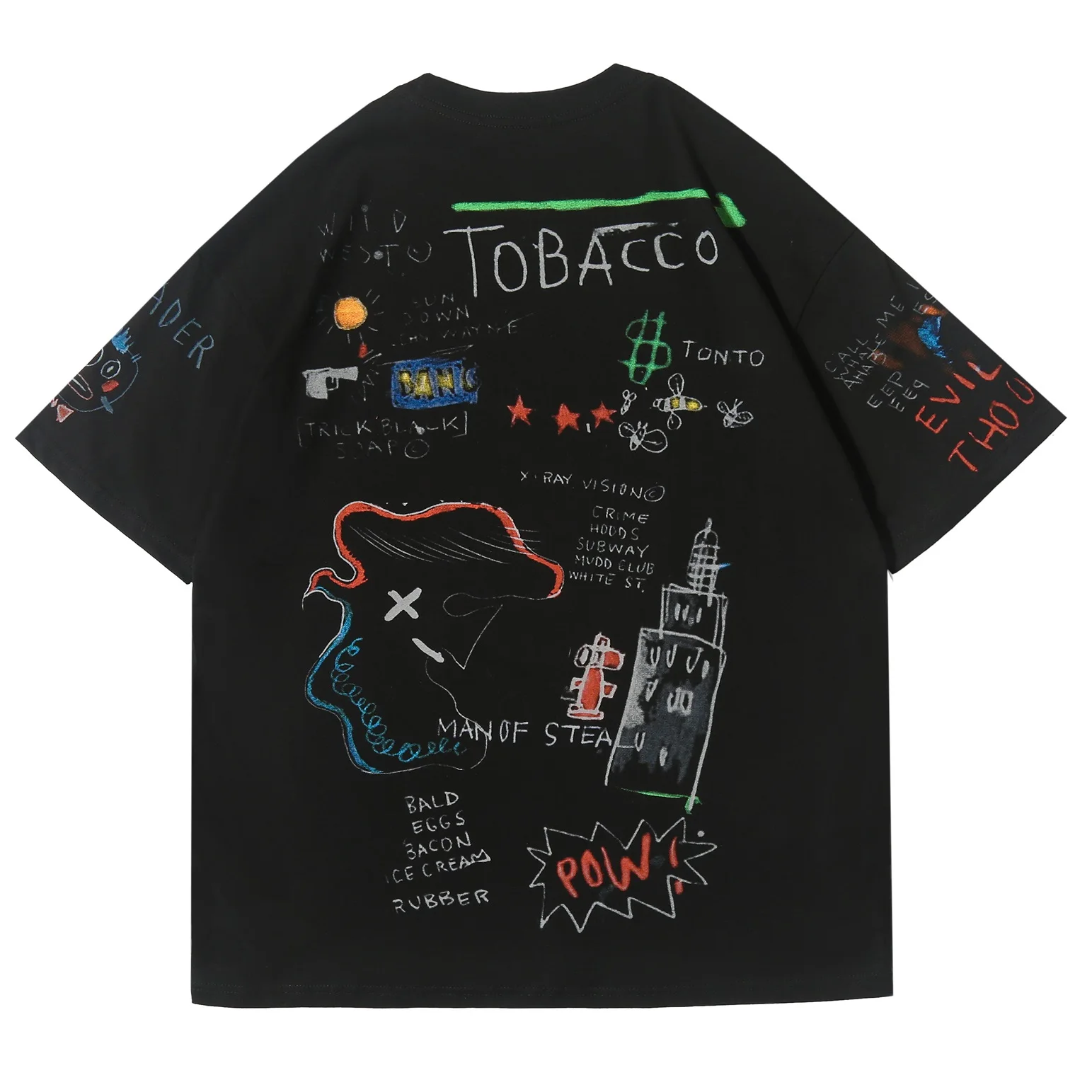 Harajuku Graffiti T Shirt Sweatshirt Mens Hip Hop Short Sleeves Streetwear Casual Fashion Clothes Hipster 2020 new Cotton tops
Harajuku Graffiti T Shirt Sweatshirt Mens Hip Hop Short Sleeves Streetwear Casual Fashion Clothes Hipster 2020 new Cotton tops