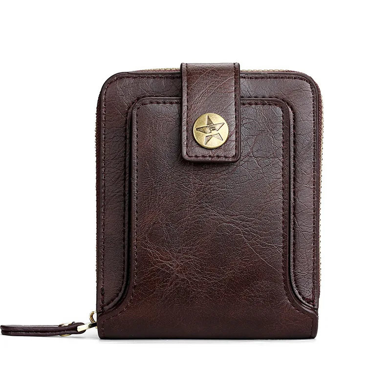 New Men's Short Wallet Retro Horizontal Zipper Wallet Function Zero Wallet Buckle Credit Card Bag Wallet Length Main Material
New Men's Short Wallet Retro Horizontal Zipper Wallet Function Zero Wallet Buckle Credit Card Bag Wallet Length Main Material