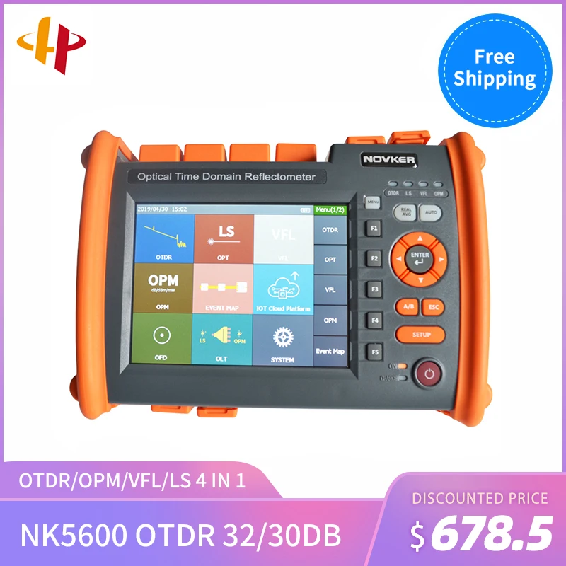 NK5600-SM-OTDR-1310-1550nm-30/32dB Novker Handheld inteated VFL 5MW Touch Screen OTDR
NK5600-SM-OTDR-1310-1550nm-30/32dB Novker Handheld inteated VFL 5MW Touch Screen OTDR