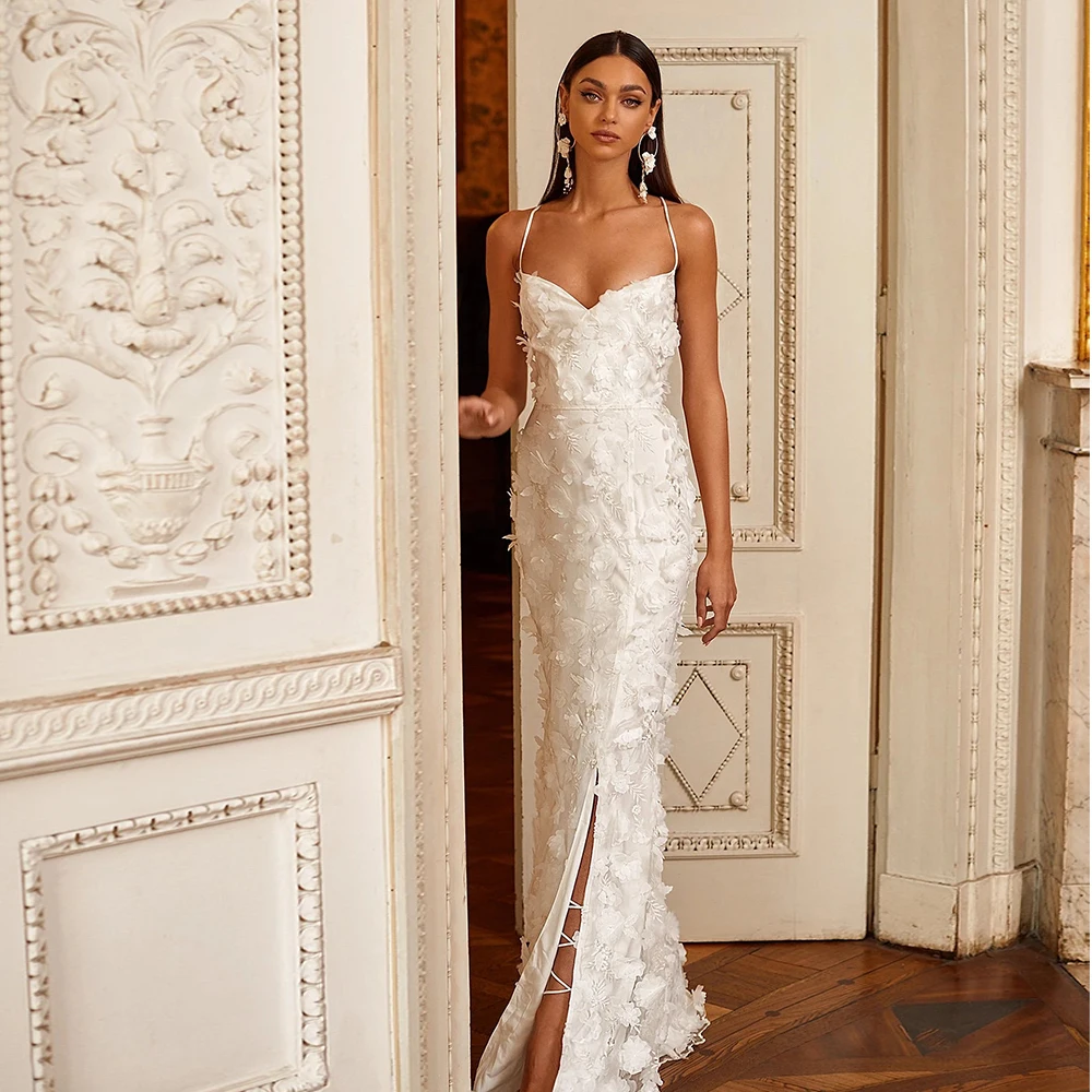 Spaghetti Straps Strapless Side Slit with Flower Applique White Sparkle Evening Dresses Long Luxury 2022 Sleeveless Lace-Up Club
Spaghetti Straps Strapless Side Slit with Flower Applique White Sparkle Evening Dresses Long Luxury 2022 Sleeveless Lace-Up Club