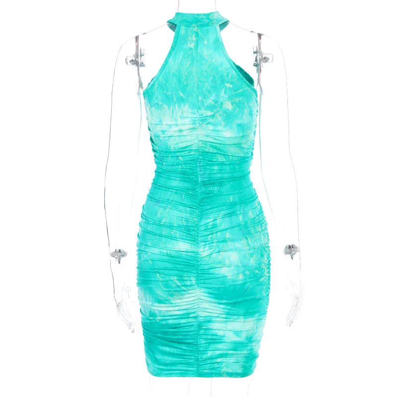 Colysmo Tie Dye Dress Women Zippler Stand Collar Sleevelsss Sexy Bodycon Dress Summer Ruched Sexy Party Club Dress Mini 2020 New
Colysmo Tie Dye Dress Women Zippler Stand Collar Sleevelsss Sexy Bodycon Dress Summer Ruched Sexy Party Club Dress Mini 2020 New