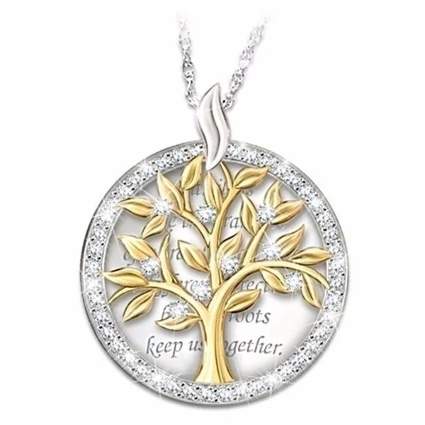 Exquisite Sparkling Tree of Life White Sapphire Necklace Tree Letter Chain Necklace Ladies Couple Jewelry Birthday Party Gift
Exquisite Sparkling Tree of Life White Sapphire Necklace Tree Letter Chain Necklace Ladies Couple Jewelry Birthday Party Gift