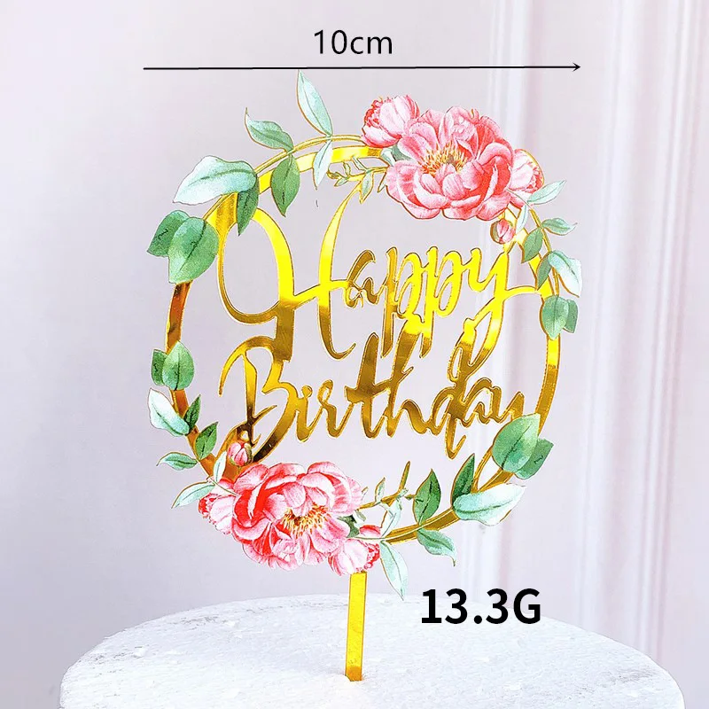 Bloemen Gelukkige Verjaardag Acryl Party Cake Toppers Rose Bloem Verjaardag Cake Topper Decor Voor Kids Birthday Party Cake Dec
Bloemen Gelukkige Verjaardag Acryl Party Cake Toppers Rose Bloem Verjaardag Cake Topper Decor Voor Kids Birthday Party Cake Dec