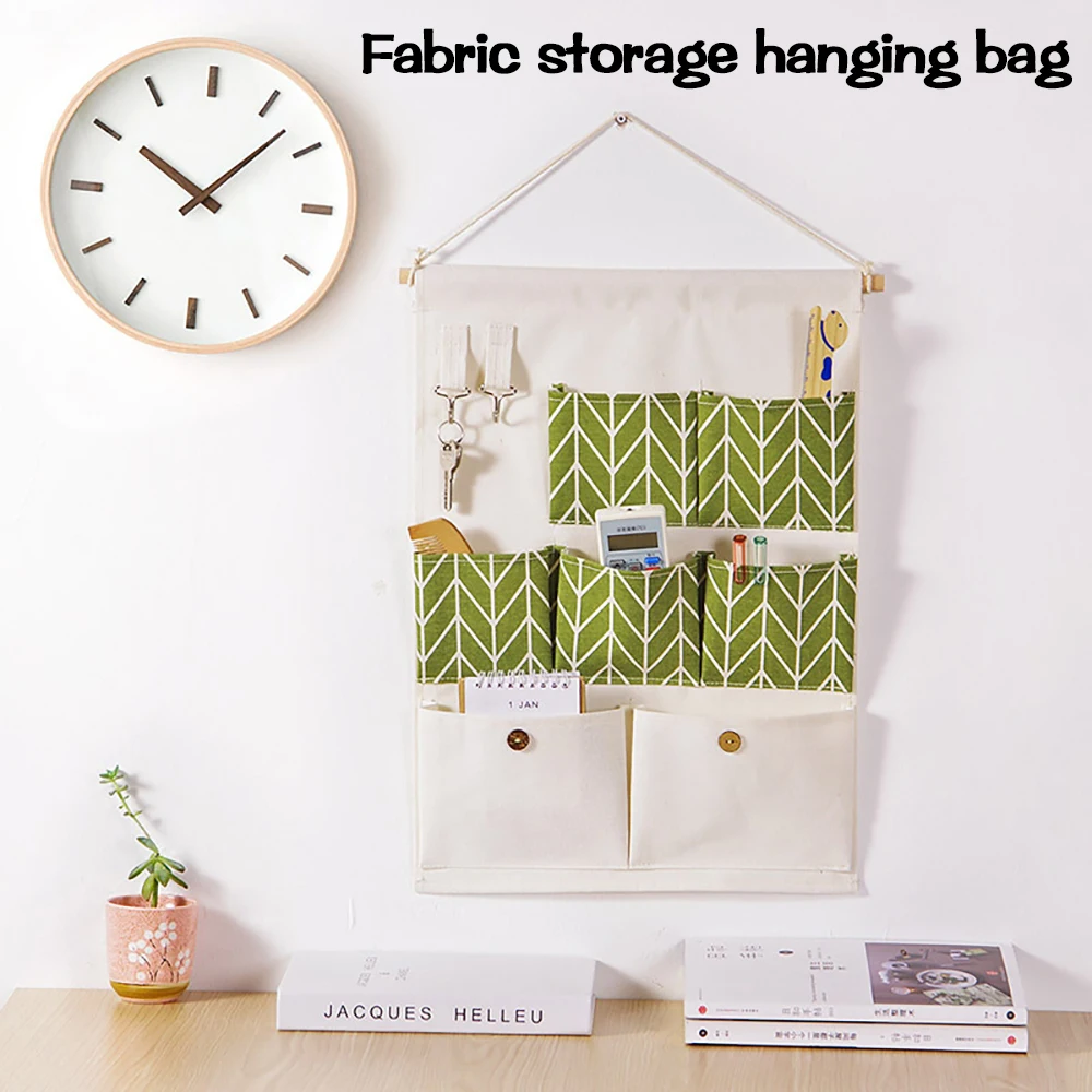7-pocket Closet Hanging Storage Bag Behind Door Hanging Storage Bag Portable Multi-layer Hemp Decoration Bag
7-pocket Closet Hanging Storage Bag Behind Door Hanging Storage Bag Portable Multi-layer Hemp Decoration Bag