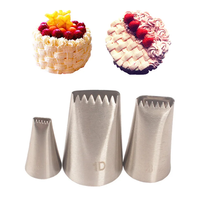 3pcs/set Multiple Styles Stainless Steel Nozzles Cream Icing Piping Pastry Nozzles Kitchen Baking Accessories Making Cake Tools
3pcs/set Multiple Styles Stainless Steel Nozzles Cream Icing Piping Pastry Nozzles Kitchen Baking Accessories Making Cake Tools