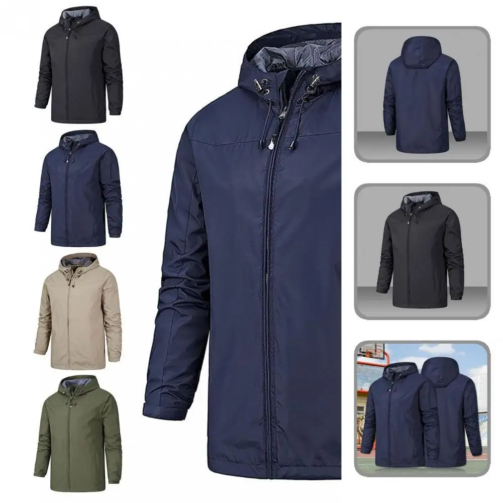 Autumn Stylish Waterproof Solid Color Jacket Coat Top Men Jacket Zipper Closure for Working
Autumn Stylish Waterproof Solid Color Jacket Coat Top Men Jacket Zipper Closure for Working
