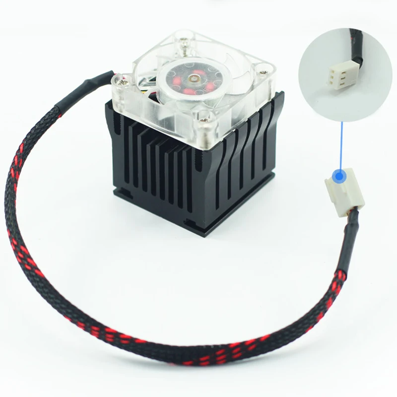 Aluminium Northbridge Heatsink Cooler Motherboard Radiator with 4cm Fan for PC Computer Case South North Bridge Cooling | Компьютеры и