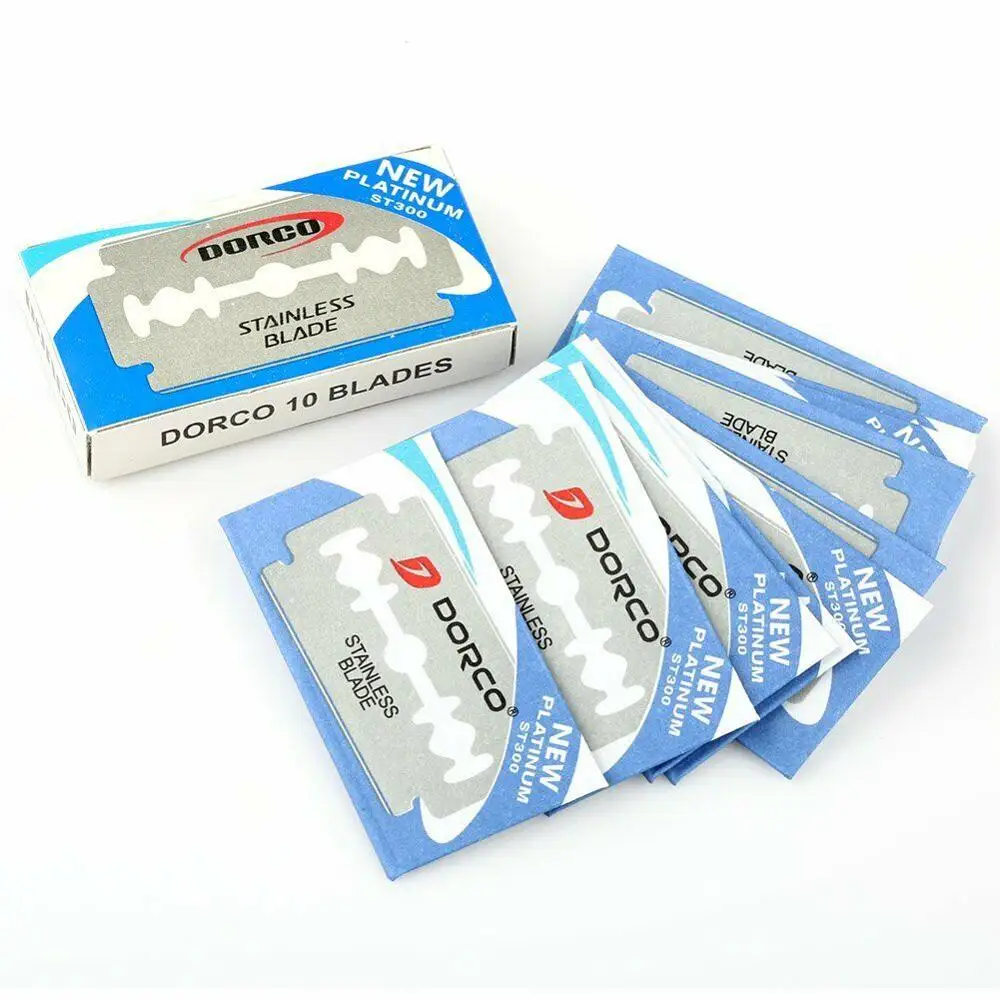 10pcs Double Edge Sided Shaving Blade Blades Straight Cut Throat Razor Shave Blades
10pcs Double Edge Sided Shaving Blade Blades Straight Cut Throat Razor Shave Blades