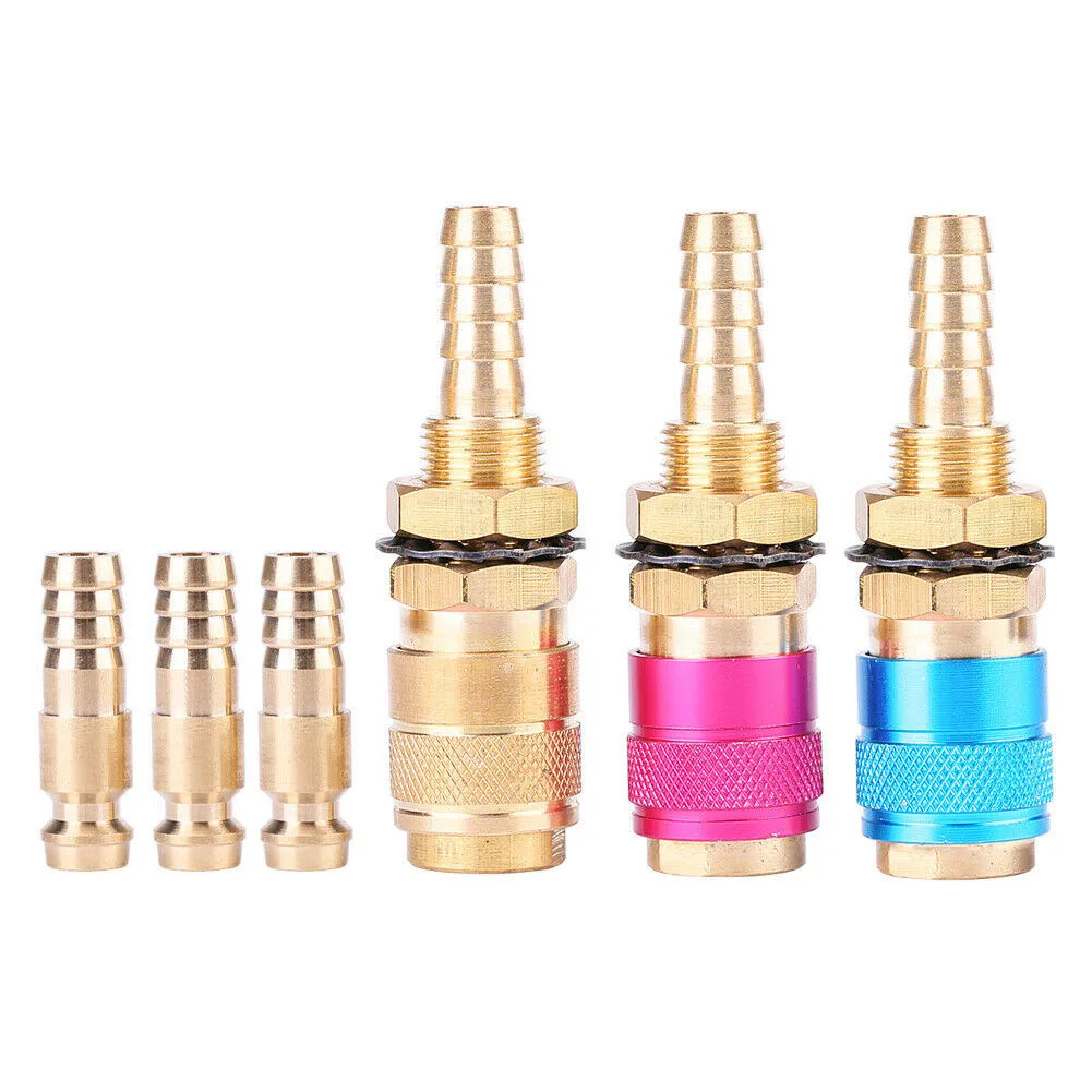 M8 Hose Connector Fitting Water Cooled Gas Adapter Welding Torch And Welding Plug For MIG TIG Welding Torch Red Yellow Blue
M8 Hose Connector Fitting Water Cooled Gas Adapter Welding Torch And Welding Plug For MIG TIG Welding Torch Red Yellow Blue