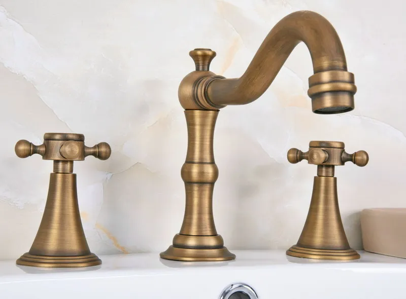 Vintage Antique Brass Two Cross Handle Deck-Mount 3 Hole Widespread Bathroom Lavatory Bathtub Basin Faucet Sink Mixer Tap dan086
Vintage Antique Brass Two Cross Handle Deck-Mount 3 Hole Widespread Bathroom Lavatory Bathtub Basin Faucet Sink Mixer Tap dan086