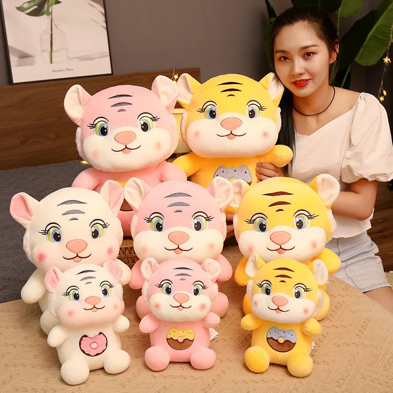 Doll doll year of the Tiger mascot Chinese Zodiac doughnut Tiger Plush Toy Gift kawaii plush
Doll doll year of the Tiger mascot Chinese Zodiac doughnut Tiger Plush Toy Gift kawaii plush