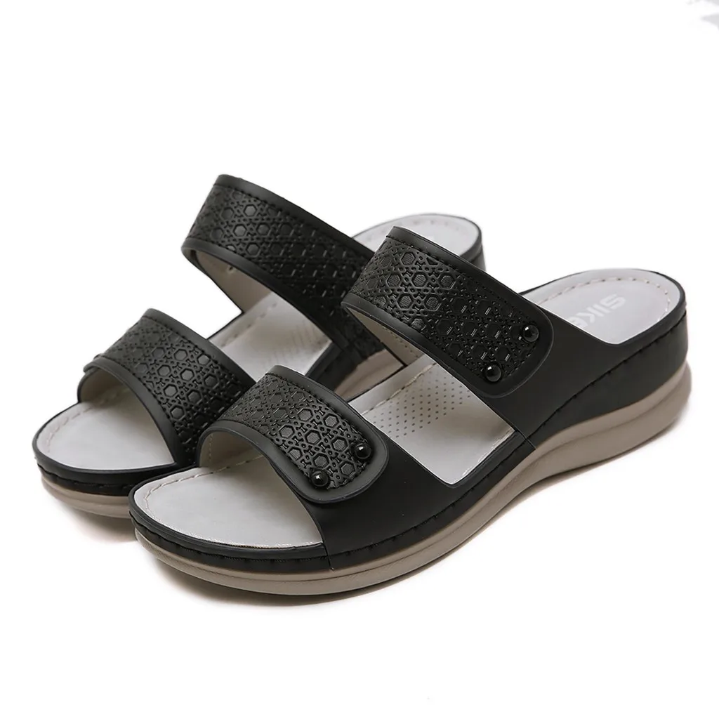 2020 Women Sandals Outdoor Slip-on Flat Platform Sandalias Summer Ladies Beach Comfortable Office Work Shoes Black Pink Sandalia
2020 Women Sandals Outdoor Slip-on Flat Platform Sandalias Summer Ladies Beach Comfortable Office Work Shoes Black Pink Sandalia
