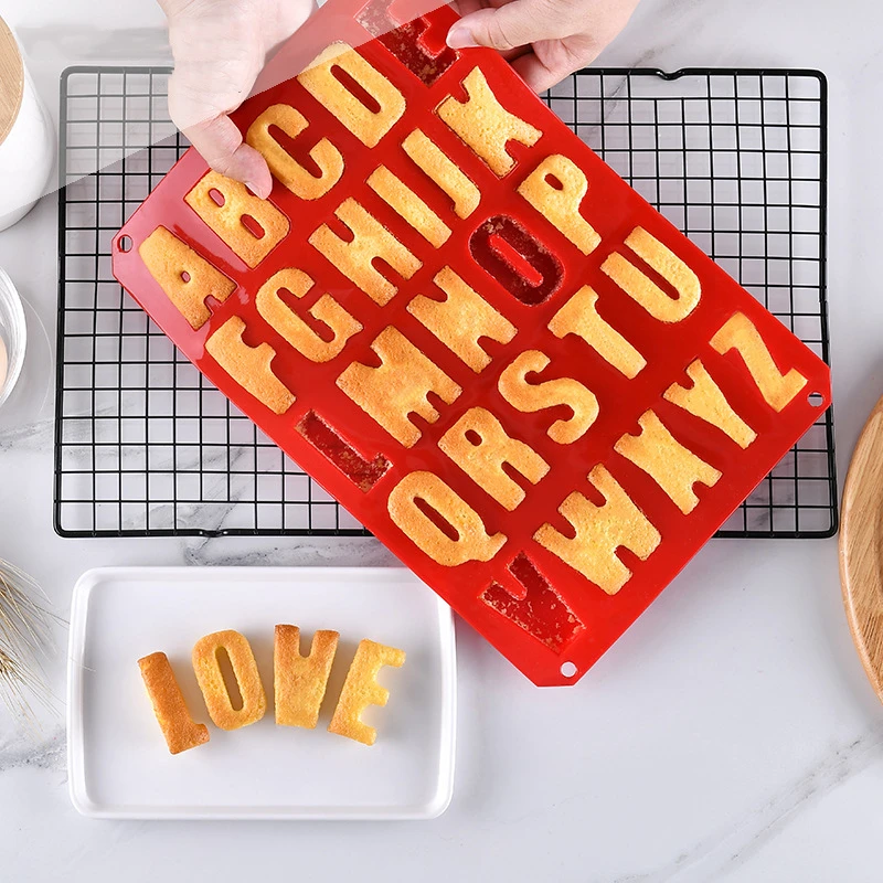 Non Stick Silicone Mold Letter shape Chocolate Cake Ice cube Mold Baking Ice Fondant Sugar Tool Cake wedding Decorating Tools
Non Stick Silicone Mold Letter shape Chocolate Cake Ice cube Mold Baking Ice Fondant Sugar Tool Cake wedding Decorating Tools