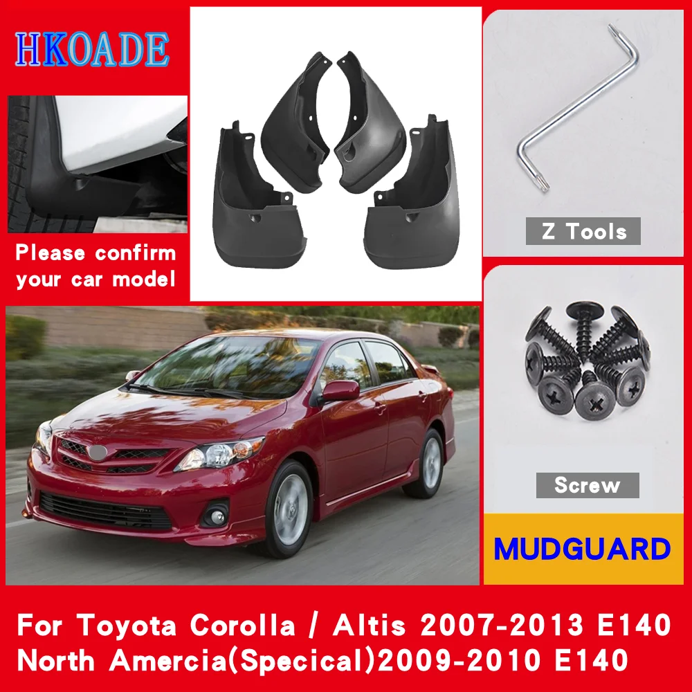 Брызговики для Toyota Corolla 2008 Altis E140 2007-2013
Брызговики для Toyota Corolla 2008 Altis E140 2007-2013