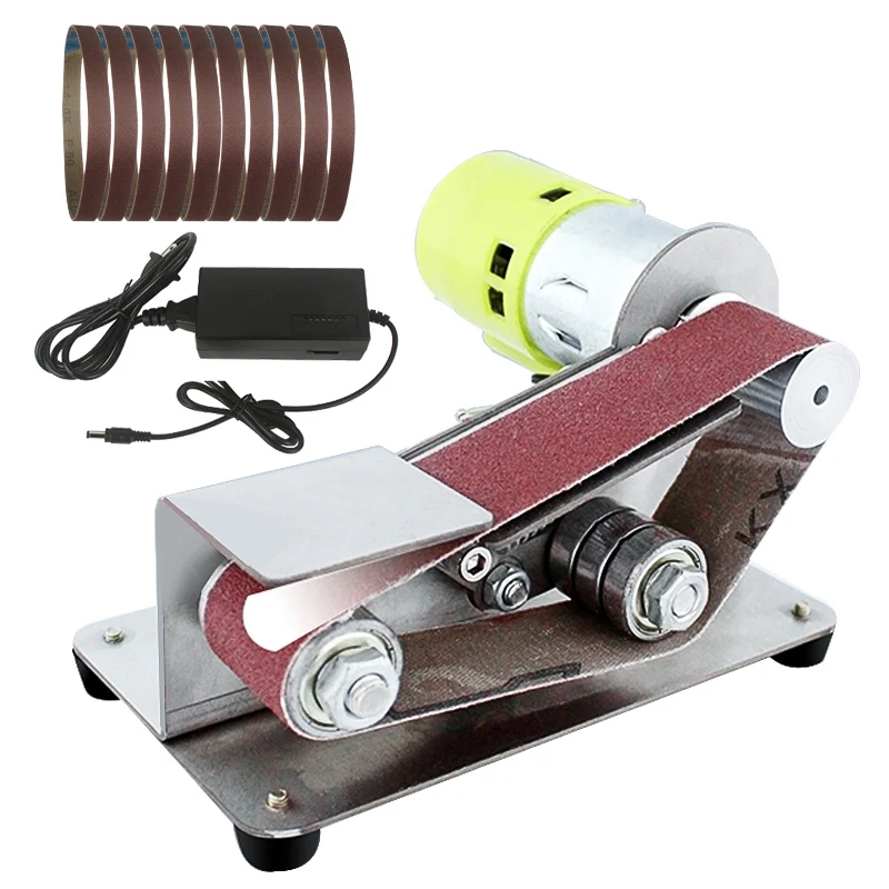 150W Electric Sander For Wood DIY Belt Sander Machine Polishing Machine Mini Belt Grinding Machine Cutter Edges Sharpener
150W Electric Sander For Wood DIY Belt Sander Machine Polishing Machine Mini Belt Grinding Machine Cutter Edges Sharpener