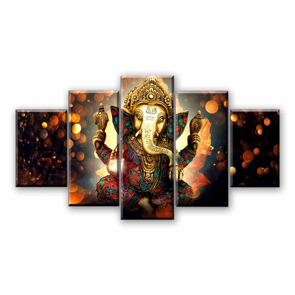 Canvas Painting Wall Art Home Decor For Living Room Hd Prints 5 Pieces Elephant Trunk God Modular Poster Ganesha Pictures
Canvas Painting Wall Art Home Decor For Living Room Hd Prints 5 Pieces Elephant Trunk God Modular Poster Ganesha Pictures