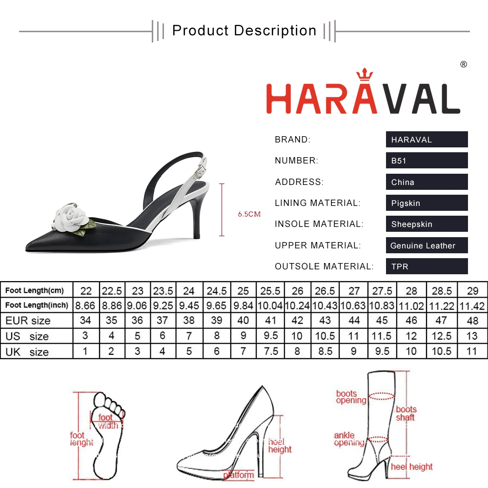 HARAVAL Women Elegant Pumps Thin Heel Pointed Toe Sexy Lady Summer Shoes Buckle Flower Fashion Party Footwear For Female B51 
HARAVAL Women Elegant Pumps Thin Heel Pointed Toe Sexy Lady Summer Shoes Buckle Flower Fashion Party Footwear For Female B51