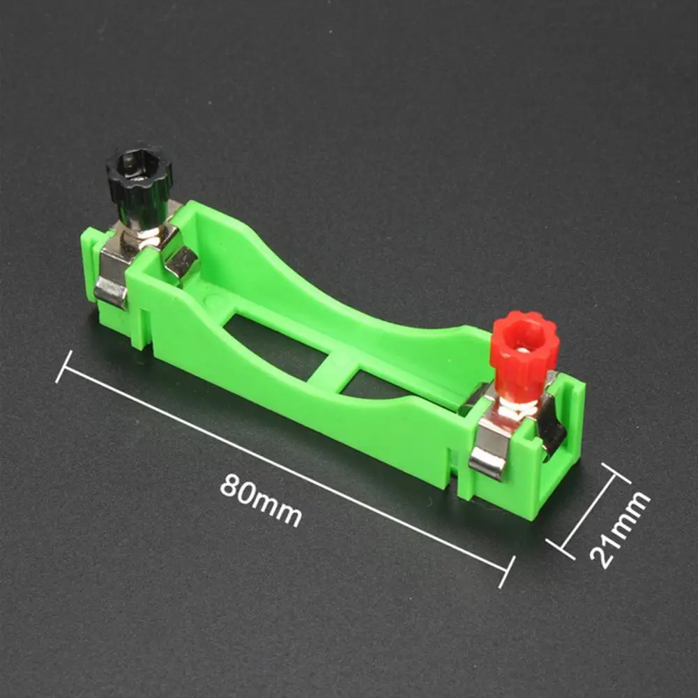 2Pcs Battery Box Physics Teaching Circuit Accessories ABS Series and Parallel Structure Battery Box for School
2Pcs Battery Box Physics Teaching Circuit Accessories ABS Series and Parallel Structure Battery Box for School