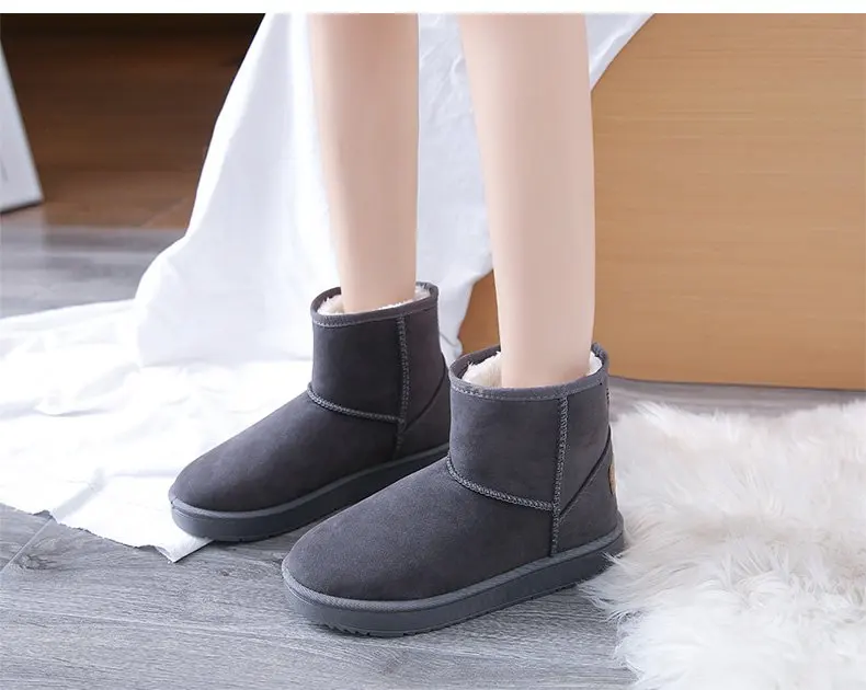 2021 Snow Boots Women's New Winter Wild Korean Short Tube Short Boots Flat Bottom Bread Shoes Students Plus Velvet Cotton Shoes
2021 Snow Boots Women's New Winter Wild Korean Short Tube Short Boots Flat Bottom Bread Shoes Students Plus Velvet Cotton Shoes