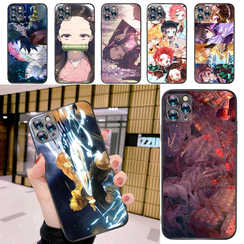 Demon Slayer Kamado Tanjirou Kamado Nezuko Agatsuma Zenitsu Kimetsu No Yaiba Phone Case For iPhone 11 Pro MAX Coque Back Cover
Demon Slayer Kamado Tanjirou Kamado Nezuko Agatsuma Zenitsu Kimetsu No Yaiba Phone Case For iPhone 11 Pro MAX Coque Back Cover